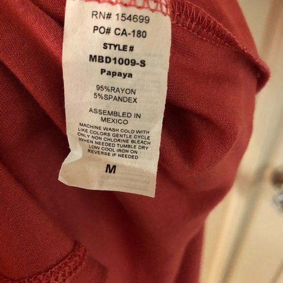 🤰🏻Maternity dress, medium, papaya - Picture 4 of 5